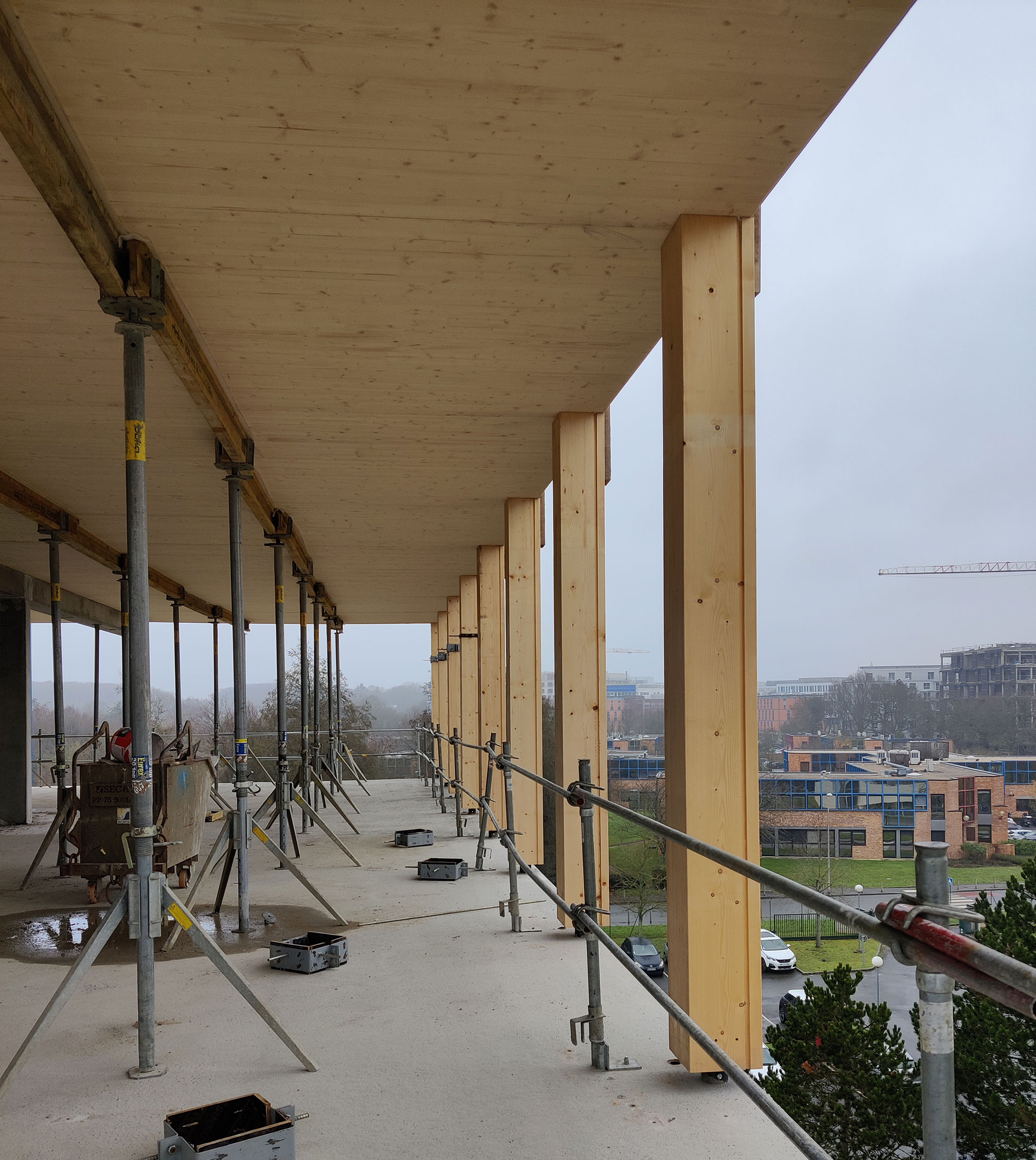 Projet Canopia Santé - Cesson Sévigné - Rendu intérieur de la structure