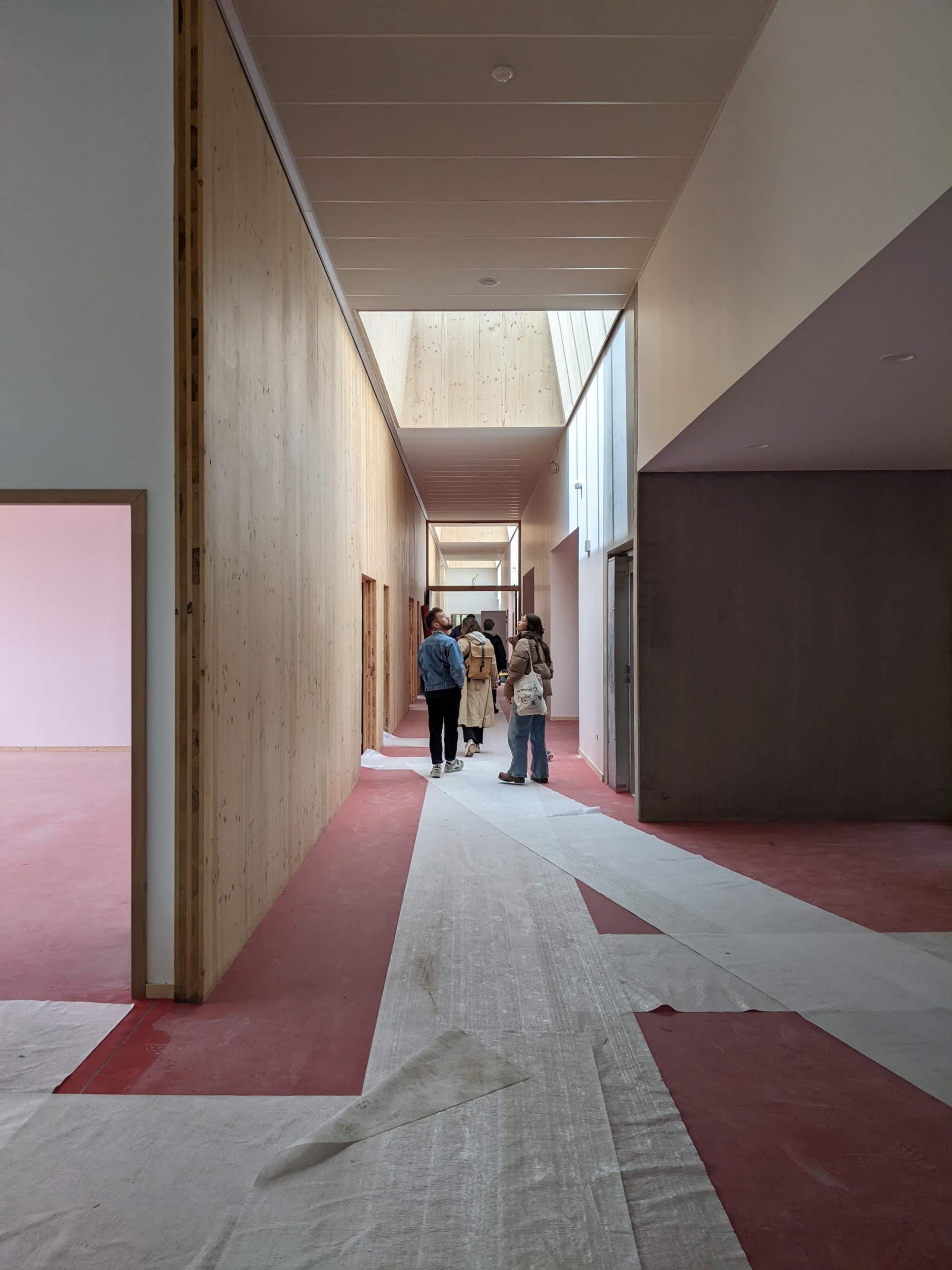 Couloir 1er etage Collège Melesse
