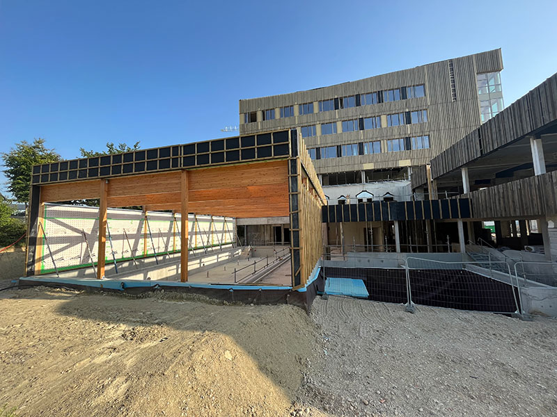 Projet Canopia Santé - Cesson Sévigné - Vue extérieure balneo