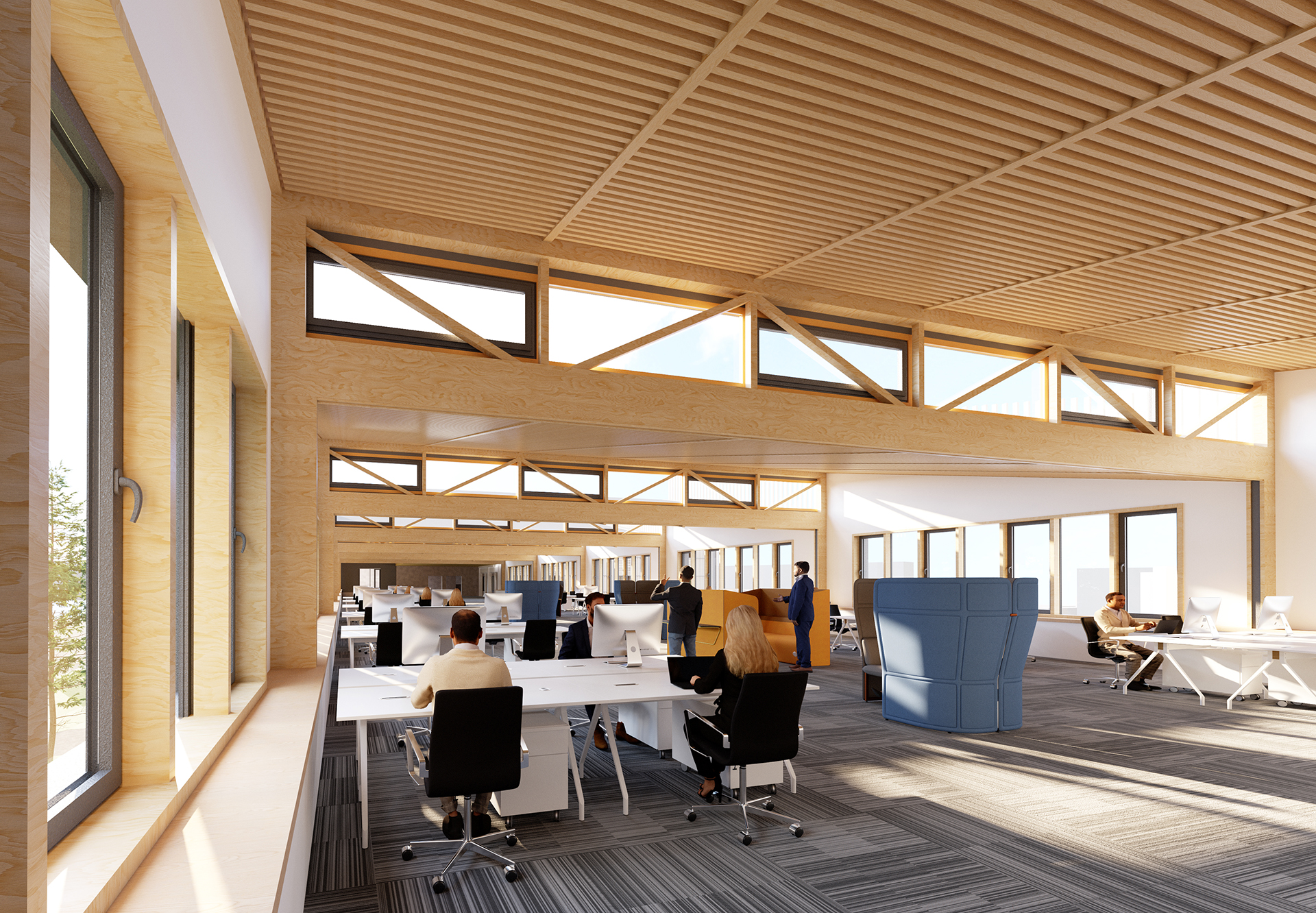 Orange Caen-Site de Venoix-Vue intérieure