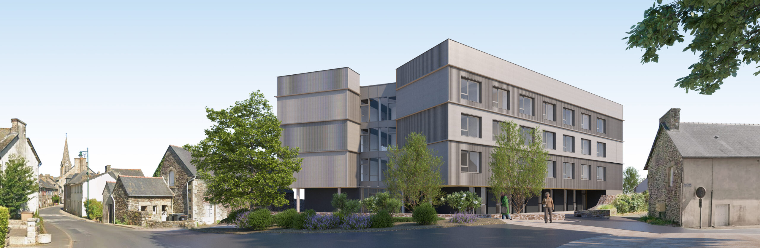 EHPAD Le Soleil d'Or-Plessala-Vue nord