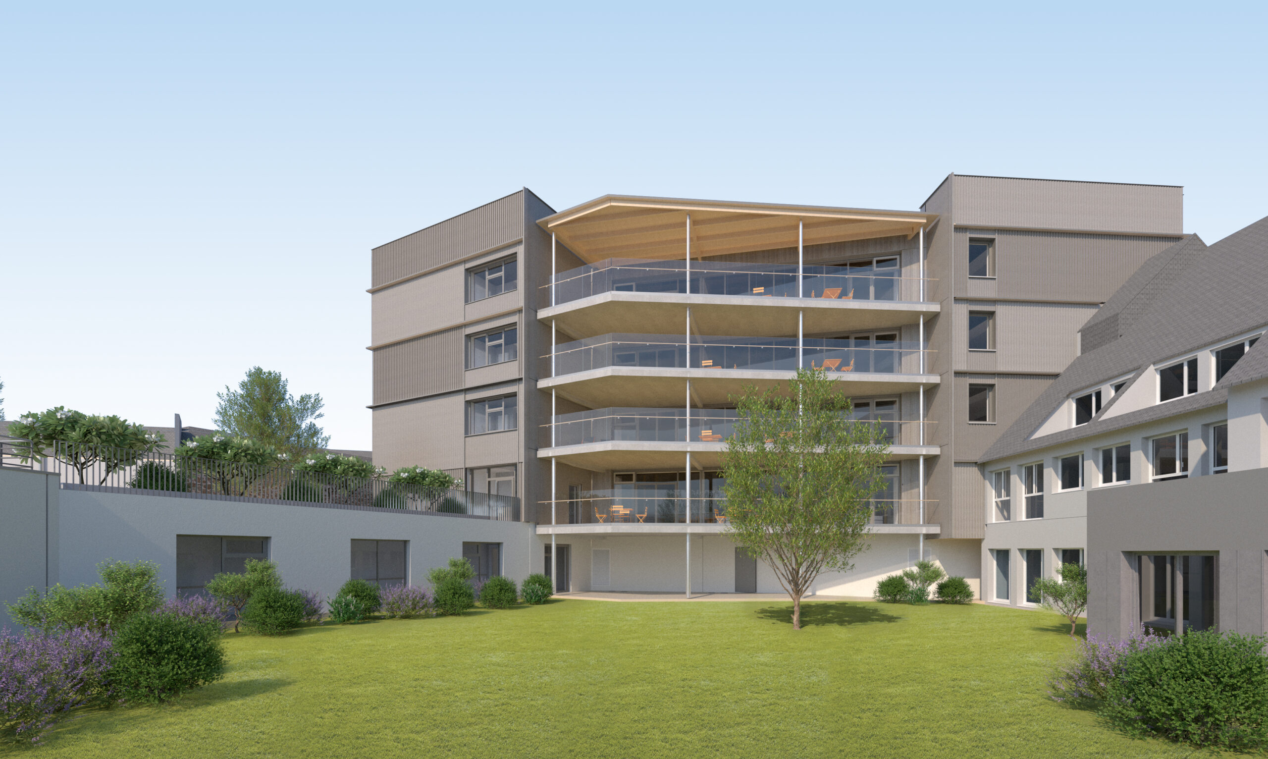 EHPAD Le Soleil d'Or-Plessala-Vue sud